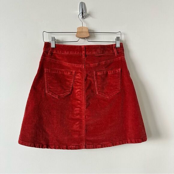 Urban Outfitters-Noisy May Corduroy Button Front Mini Skirt (Size:Medium) - Picture 5 of 7